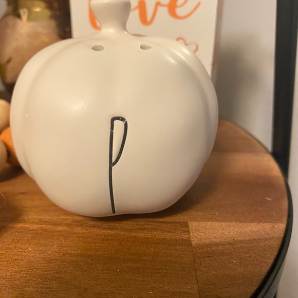 Rae Dunn Pumpkin Salt & Pepper New - Picture 6 of 7